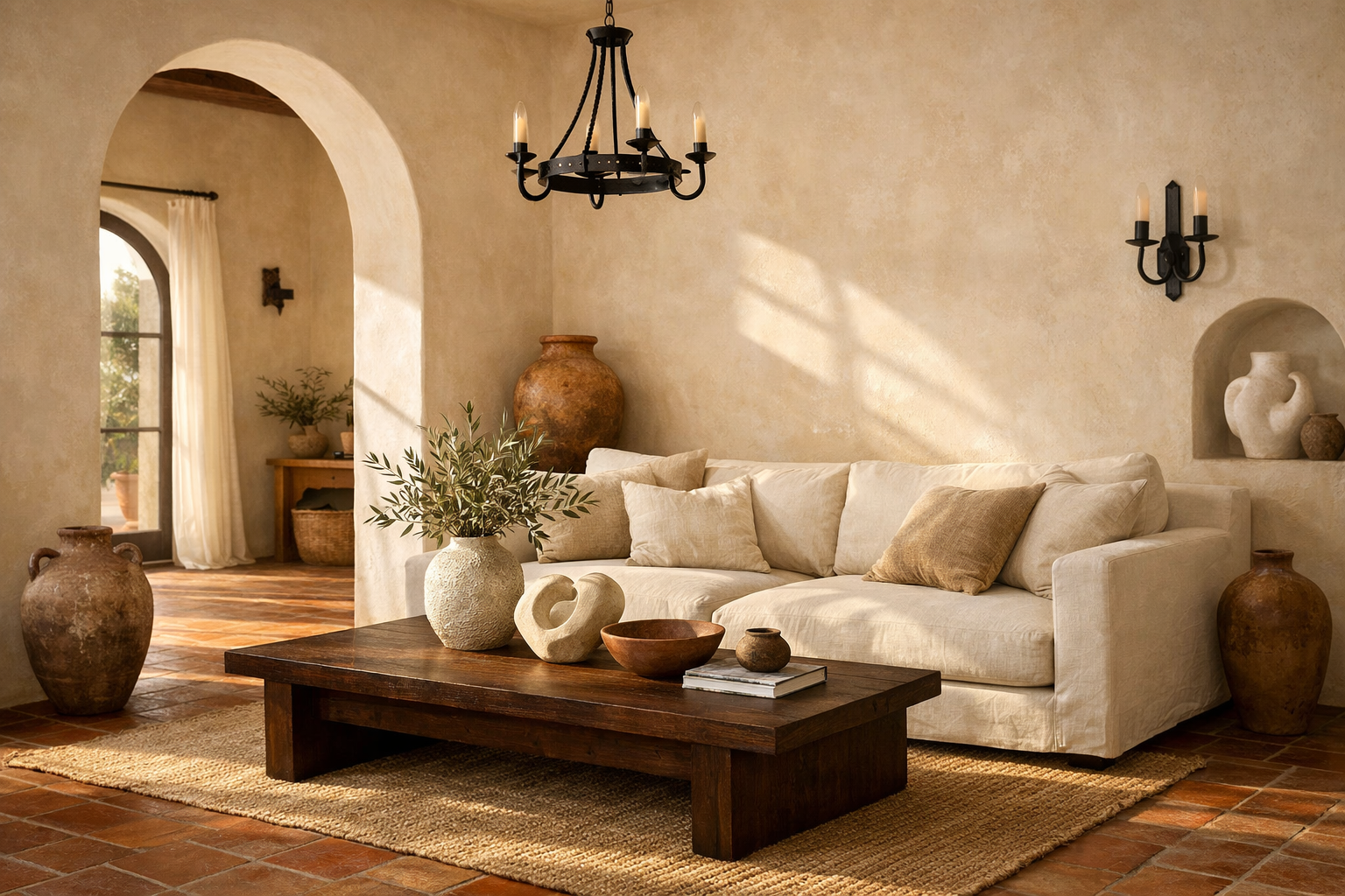 Modern Mediterranean Living Room Ideas With Sun-Baked Warmth