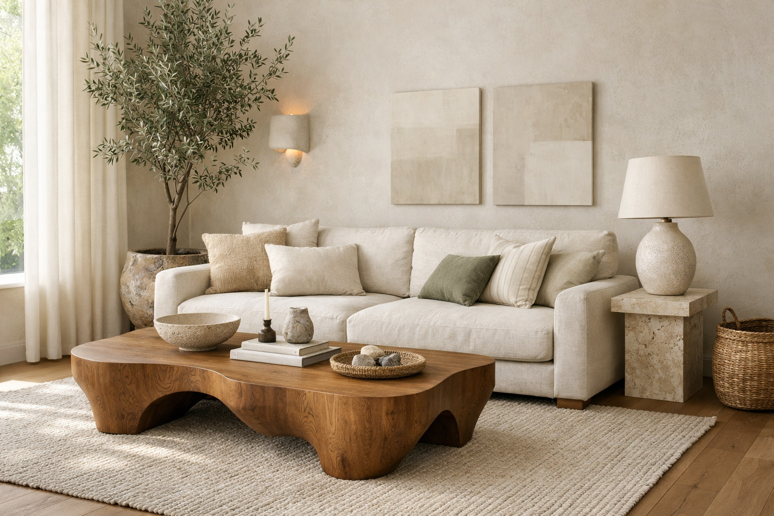 Organic Modern Living Room Ideas That Feel Warm, Not Empty