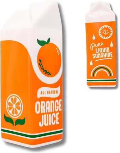 Vintage-Inspired Orange Juice Vase