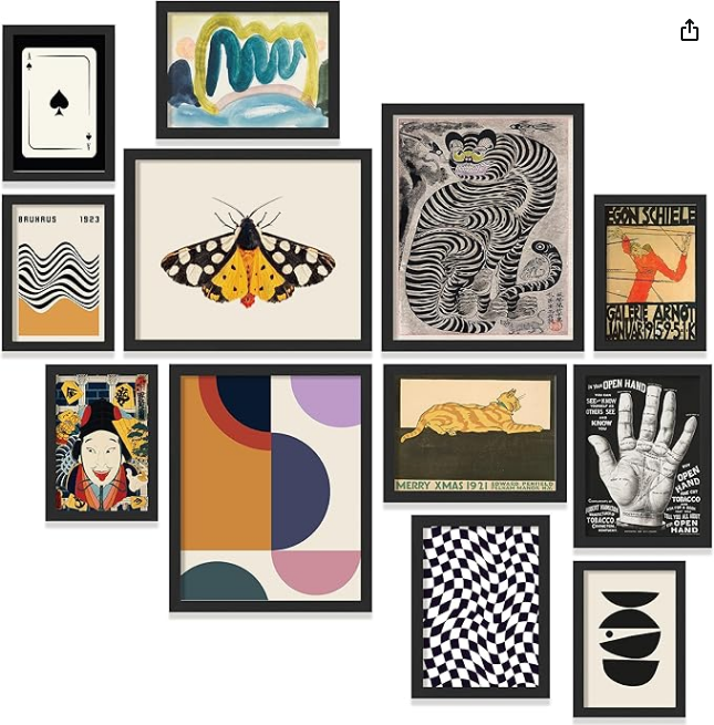 Eclectic Gallery Wall Print Set