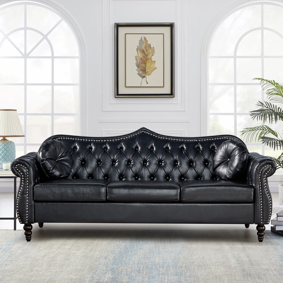The Black Chesterfield Sofa